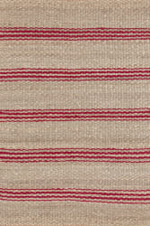 Dash And Albert Jute Ticking 92369 Crimson