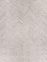 Exquisite Rugs Natural Hide Hair on Hide 2161 Silver - Ivory