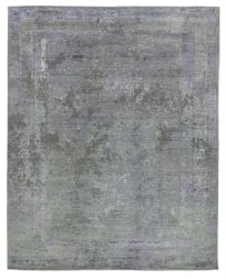 Exquisite Rugs Maison Hand Knotted 2596 Charcoal - Purple