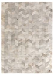Exquisite Rugs Natural Hide Hair on Hide 3303 Ivory - Silver