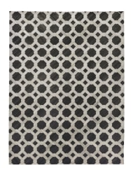 Exquisite Rugs Berlin Hand Stitched 3798 Charcoal - Ivory