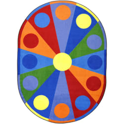 Joy Carpets Kid Essentials Color Wheel Multi