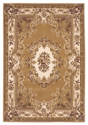 KAS Corinthian Aubusson Beige-Ivory 5309