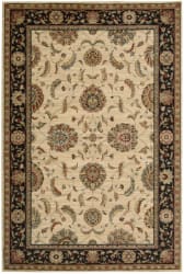 Nourison Living Treasures LI-04 Ivory-Black