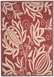 Safavieh Courtyard CY2961-3707 Red - Natural