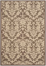 Safavieh Courtyard CY3416-3409 Chocolate - Natural