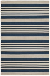 Safavieh Courtyard CY6062-268 Navy - Beige