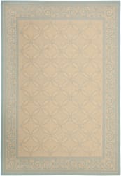 Safavieh Courtyard CY6107-15 Cream - Aqua