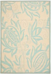 Safavieh Courtyard CY6109-15 Cream - Aqua