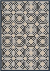 Safavieh Courtyard CY6112-258 Beige - Navy