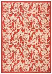 Safavieh Courtyard CY6565-28 Red - Creme