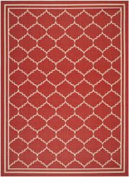 Safavieh Courtyard CY6889-248 Red - Beige