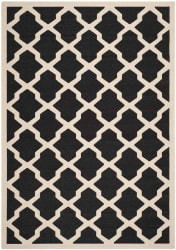 Safavieh Courtyard CY6903-266 Black - Beige