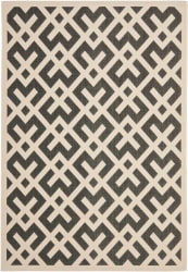 Safavieh Courtyard CY6915-216 Black - Beige