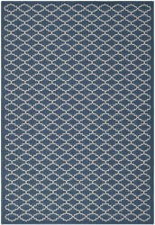 Safavieh Courtyard CY6919-268 Navy - Beige