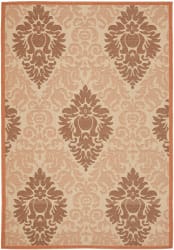 Safavieh Courtyard CY7133-11A7 Cream - Terracotta