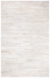 Safavieh Studio Leather Stl804A Ivory - Light Grey