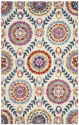 Safavieh Suzani Szn374B Ivory - Multi