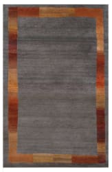 Tibet Rug Company 60 Knot Premium Tibetan Border Gray