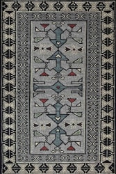 Tibet Rug Company Soumak Gray Hawk