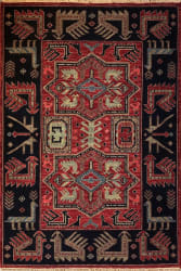 Tibet Rug Company Soumak Shirvan Red