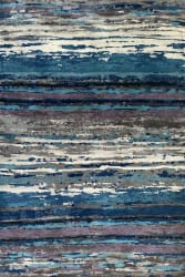 Tibet Rug Company 100 Knot Premium Tibetan Strata Marine Cobalt