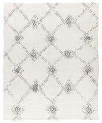 Tufenkian Knotted Kuba Trellis Ivory