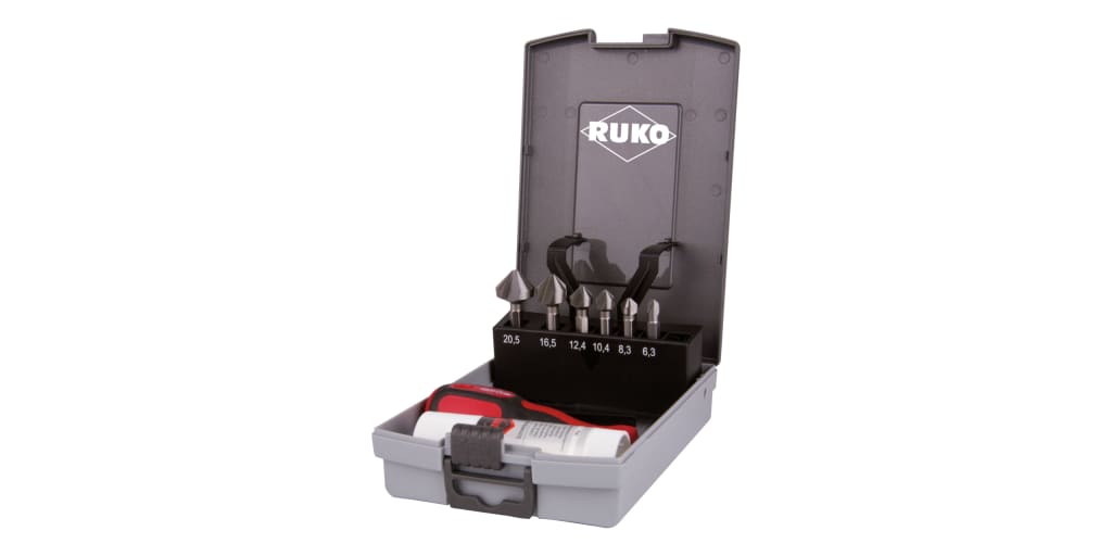 Kegel- und Entgratsenker-Bit-Satz 90°  