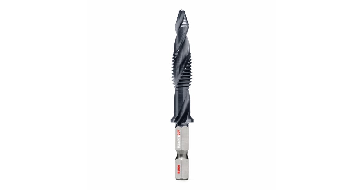 Ruko Ultimatecut Kombigewindebohrer-Bit-Satz M3-M10 – 7-teilig, HSS, Im Kunststoffkoffer