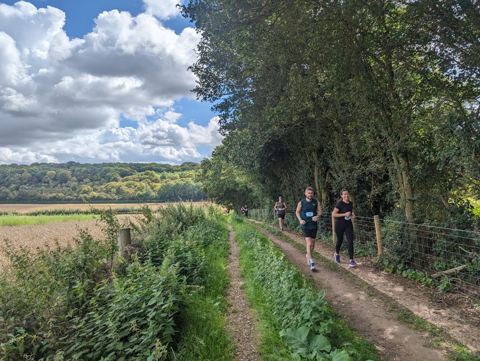 Image highlights from the Tewinbury Trail 10K