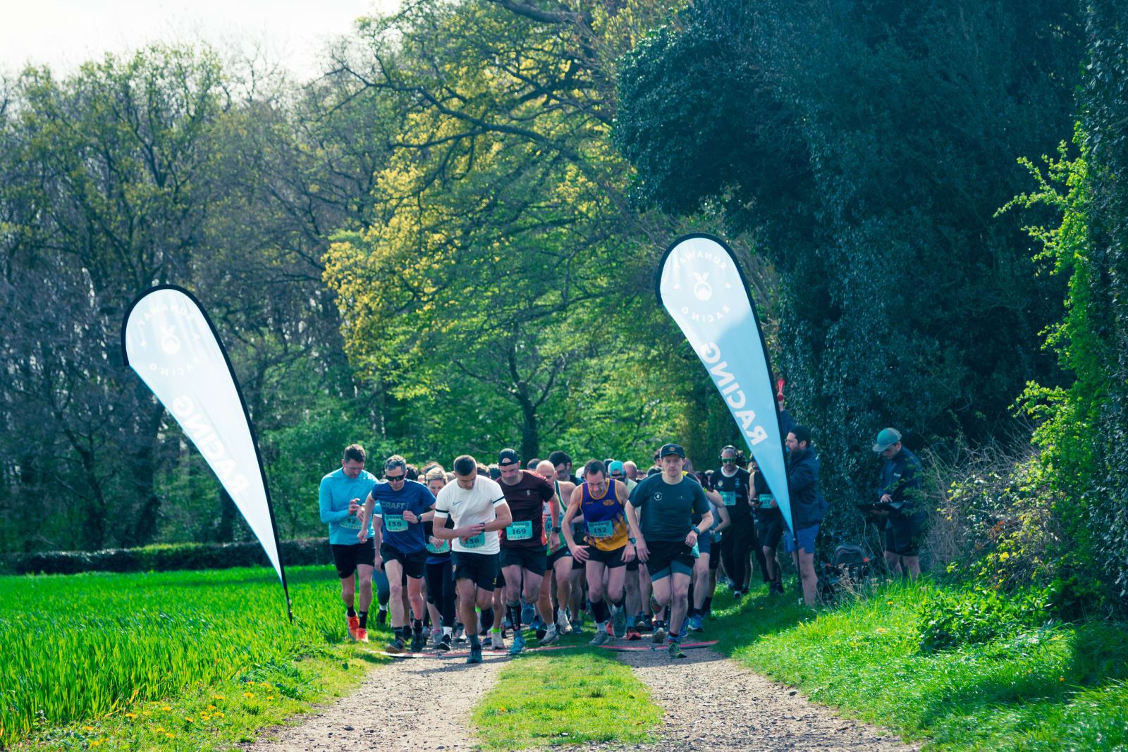 Image highlights from the Tewinbury Trail 10K