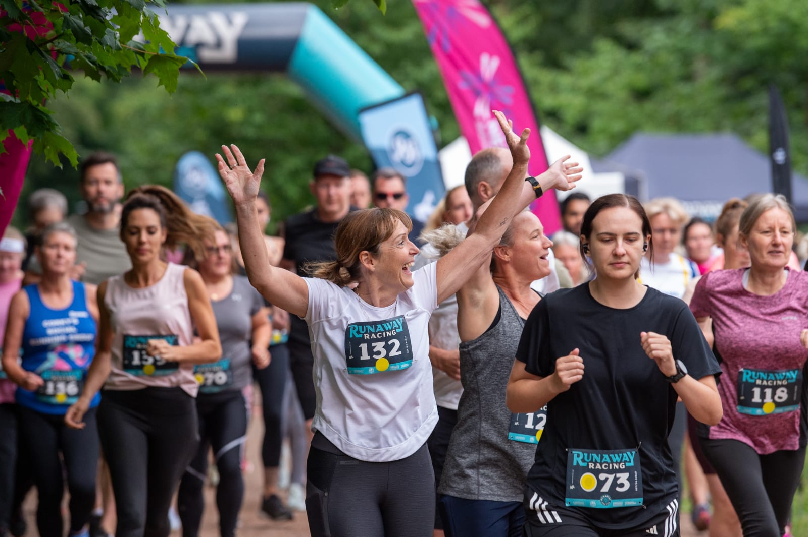 Image highlights from the Race The Light at Wendover Woods