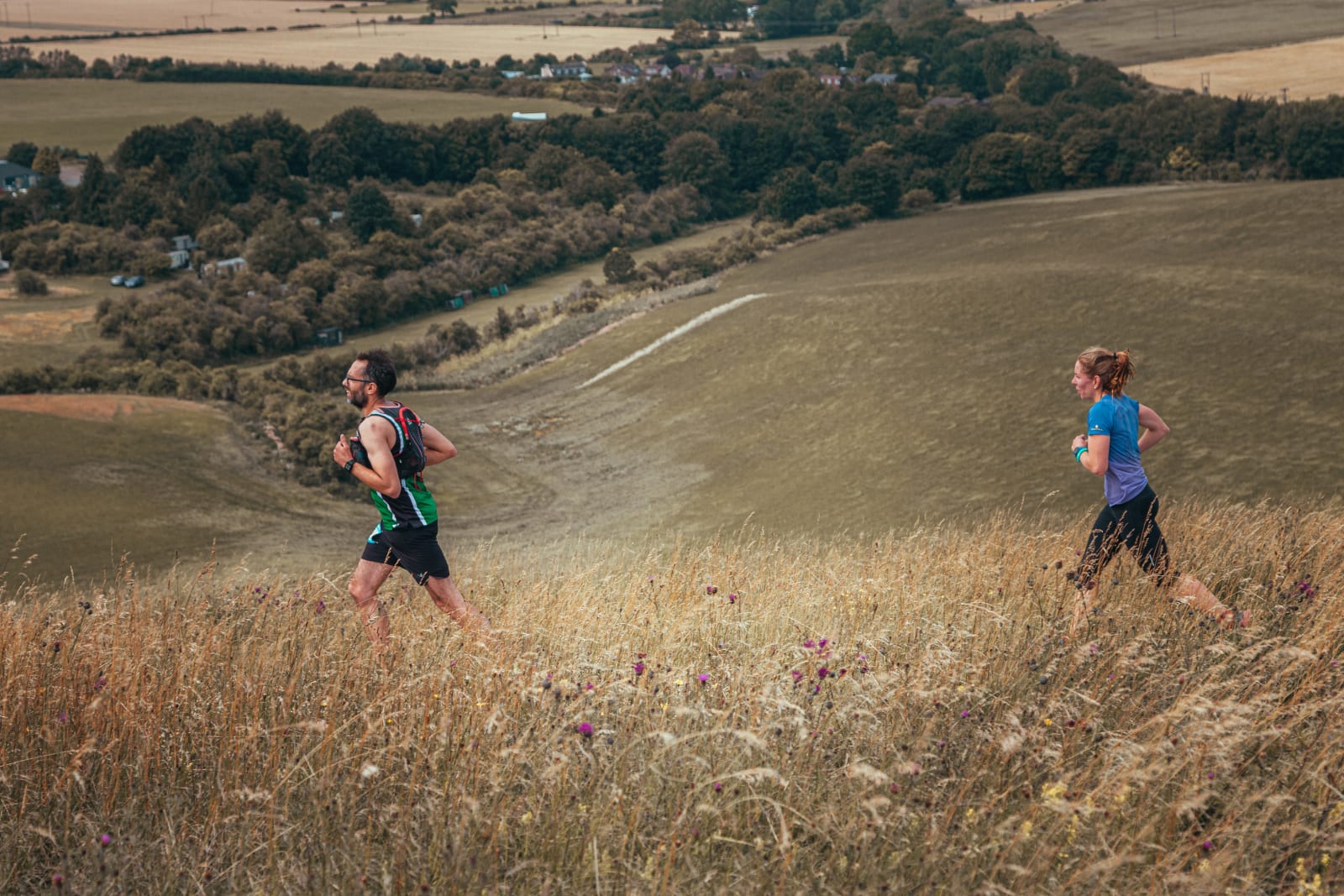 Runawar Racer Dunstable Downs Half Marathon | Trail Running Races | Runaway Racing