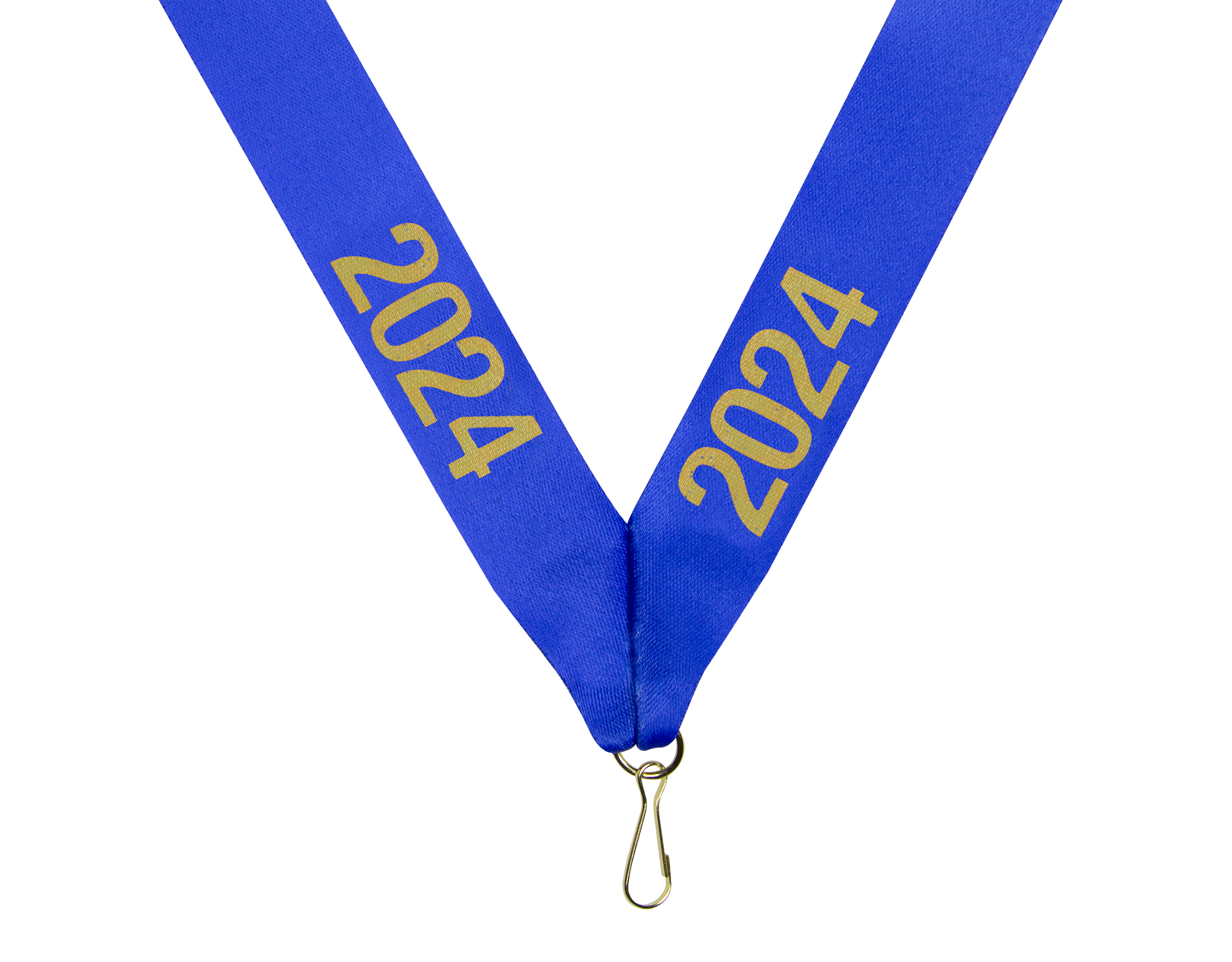 Blue/Gold 25MM ‘2024’ Ribbon | Running Imp - Running Imp