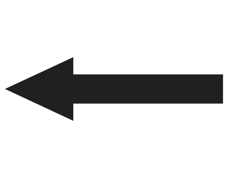 Small Self-Adhesive Route Arrow Event Sign | Running Imp - Running Imp