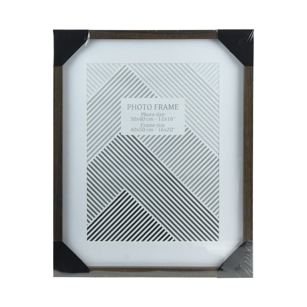 SMASOLO Cornice per Foto 11x14 in Pvc Nera Infrangibile, Set