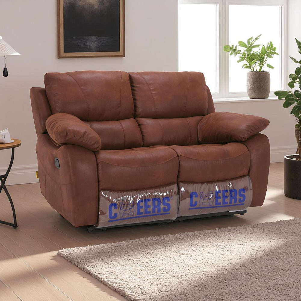 Jual Cheers Maclaine Sofa Recliner Fabric 2 Seater Cokelat Terbaik Informa