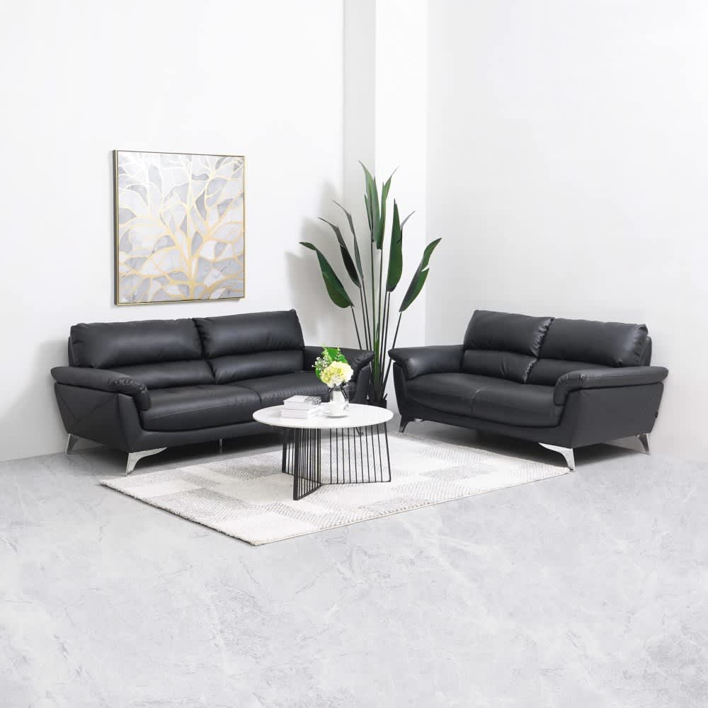 Jual Downe Sofa 3 Dudukan Cu 127 Hitam Terbaru Ruparupa