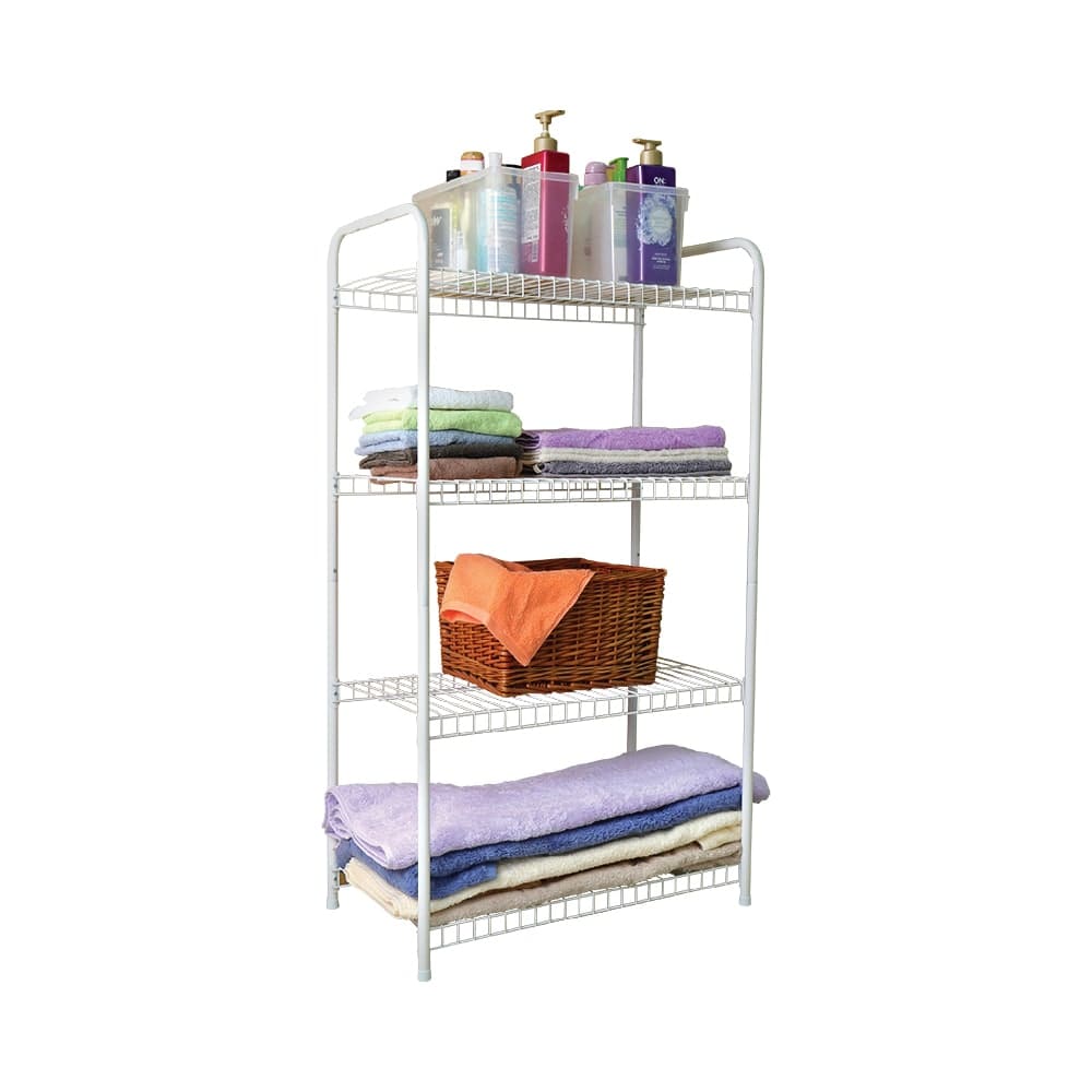 Jual Krisbow Rak Besi 4 Tingkat Putih Terbaru Ruparupa