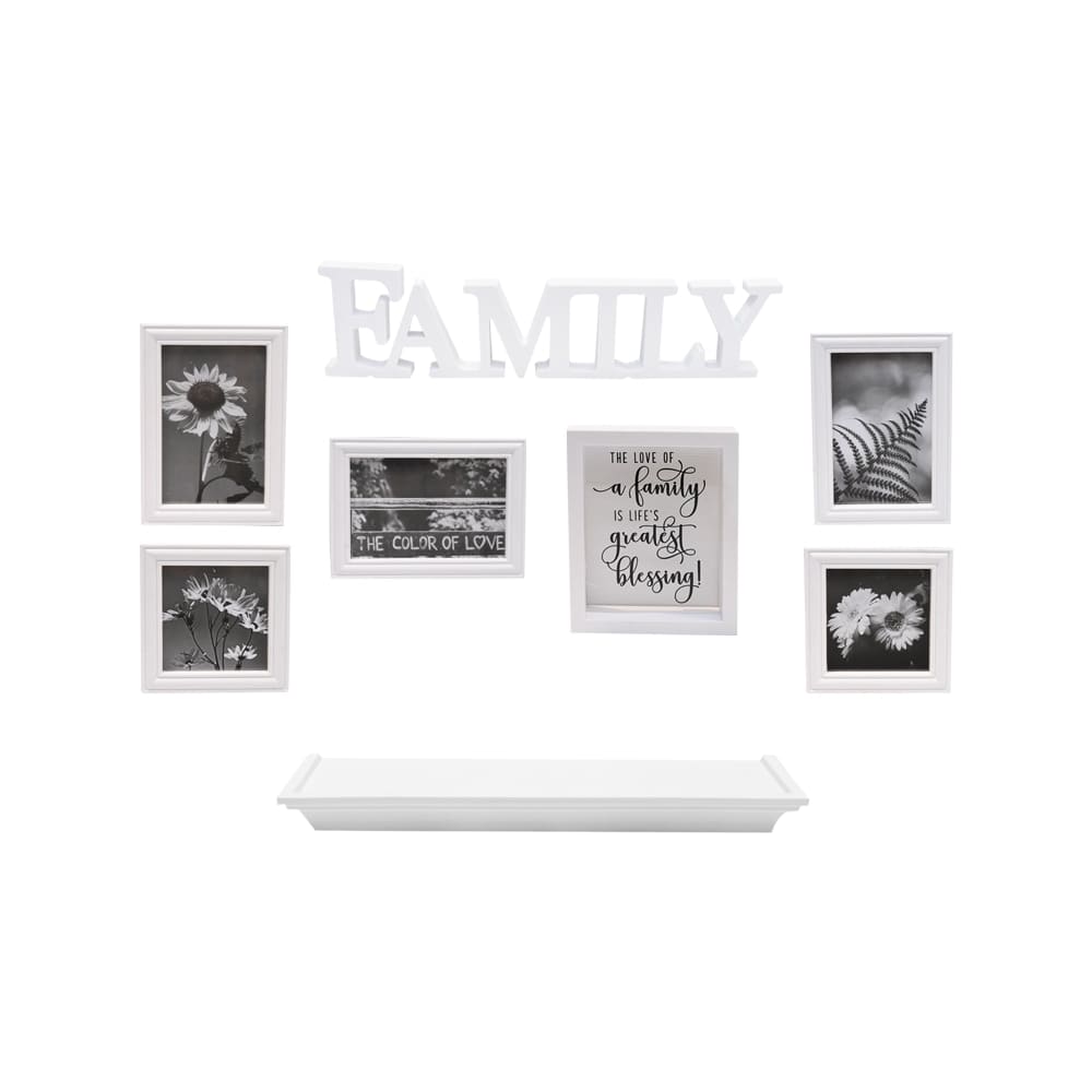 Jual Bingkai Foto Set 8 Pcs Ha 80 Putih Terbaik Informa