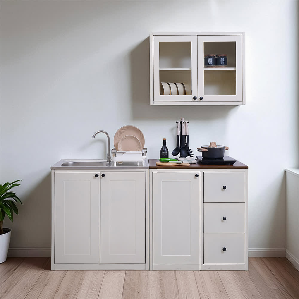 Jual Scott Kitchen Set Metal Putih Terbaru Ruparupa