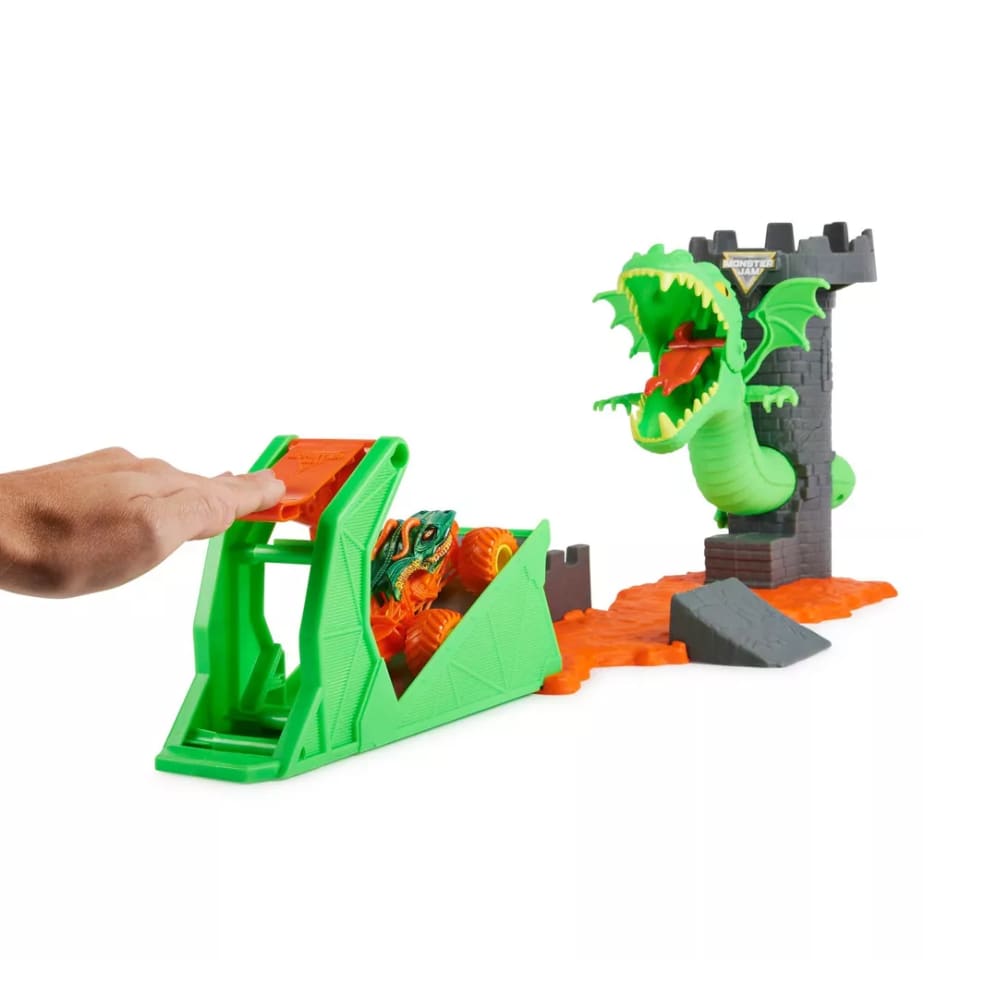 Jual Monster Jam Car Zombie Zone Track Attack 1 64 Terbaru Ruparupa