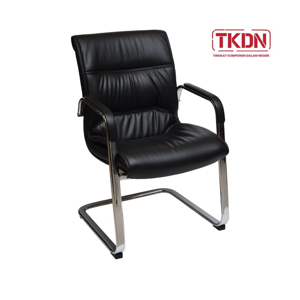 Council visitor chair outlet black