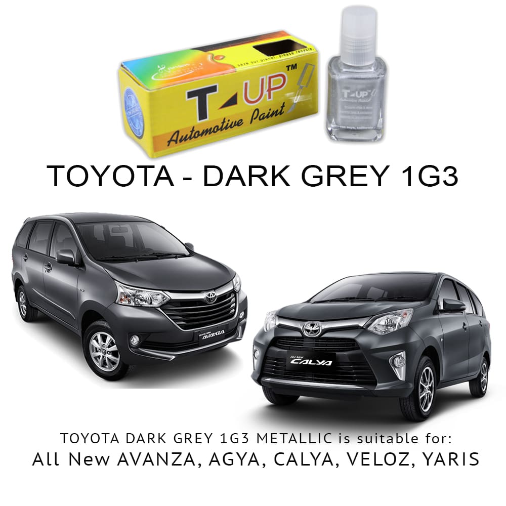 Jual T Up Cat Oles Penghilang Goresan Toyota Dark Grey 1 G 3