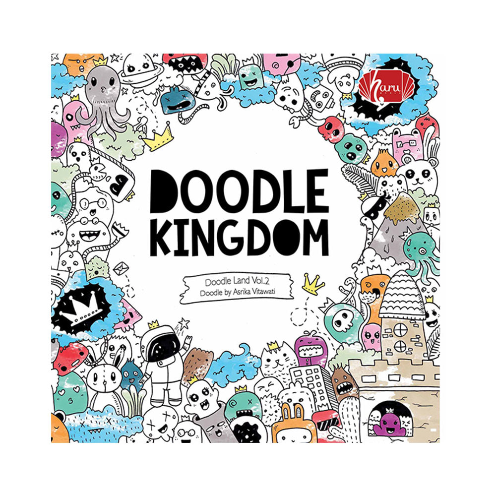 Jual Huta Media Doodle Kingdom Buku Mewarnai Ruparupa