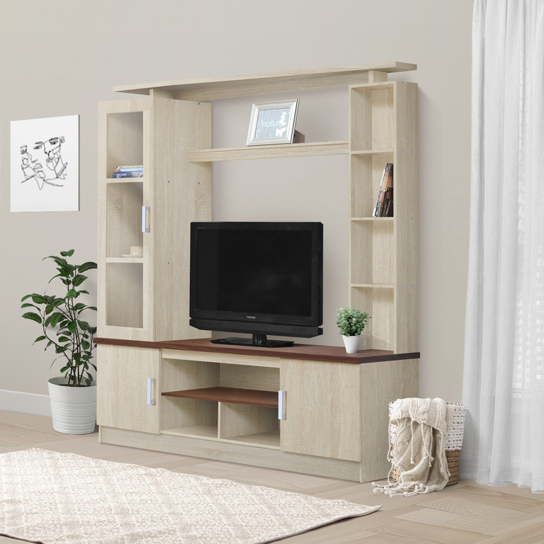 Jual Kirana Lemari Tv Buffet Brooklyn Cream Ruparupa