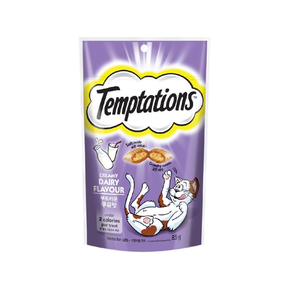 Jual Whiskas Makanan Kucing Temptations Creamy Diary 85 Gr Terbaru