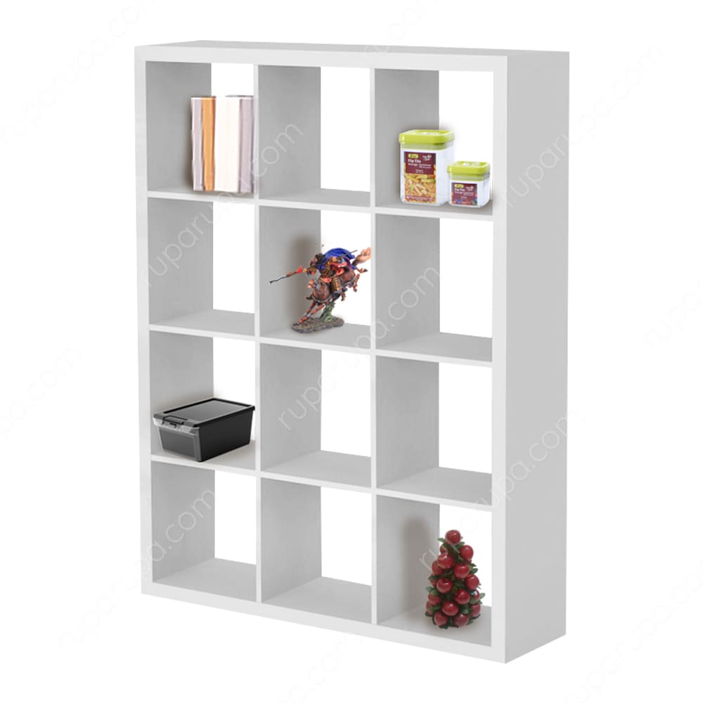 Jual Kubos Rak Buku 12 Kompartemen Putih Terbaik Informa