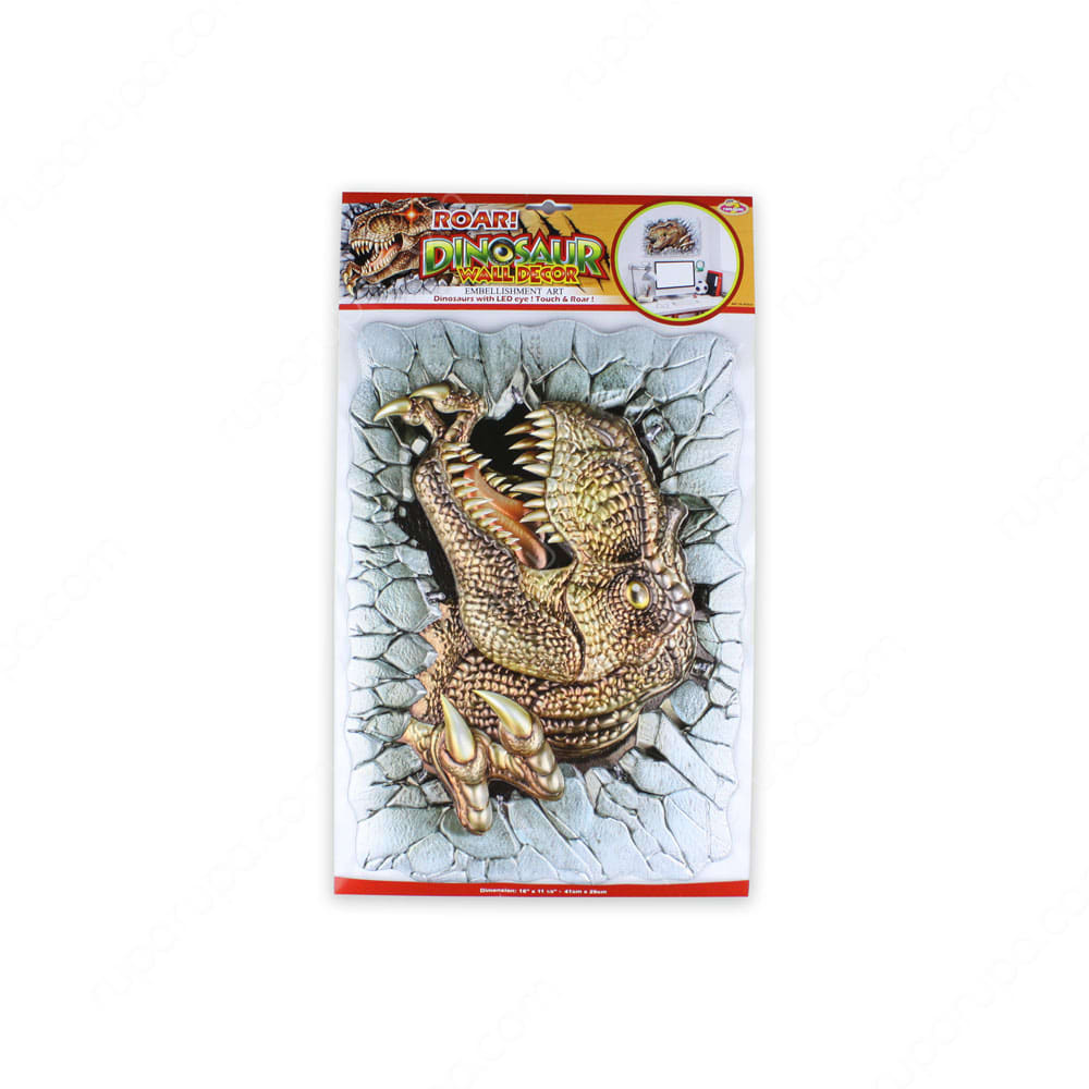 Jual Long King Stiker Dinding Dinosaurus  Dengan Lampu Dan 