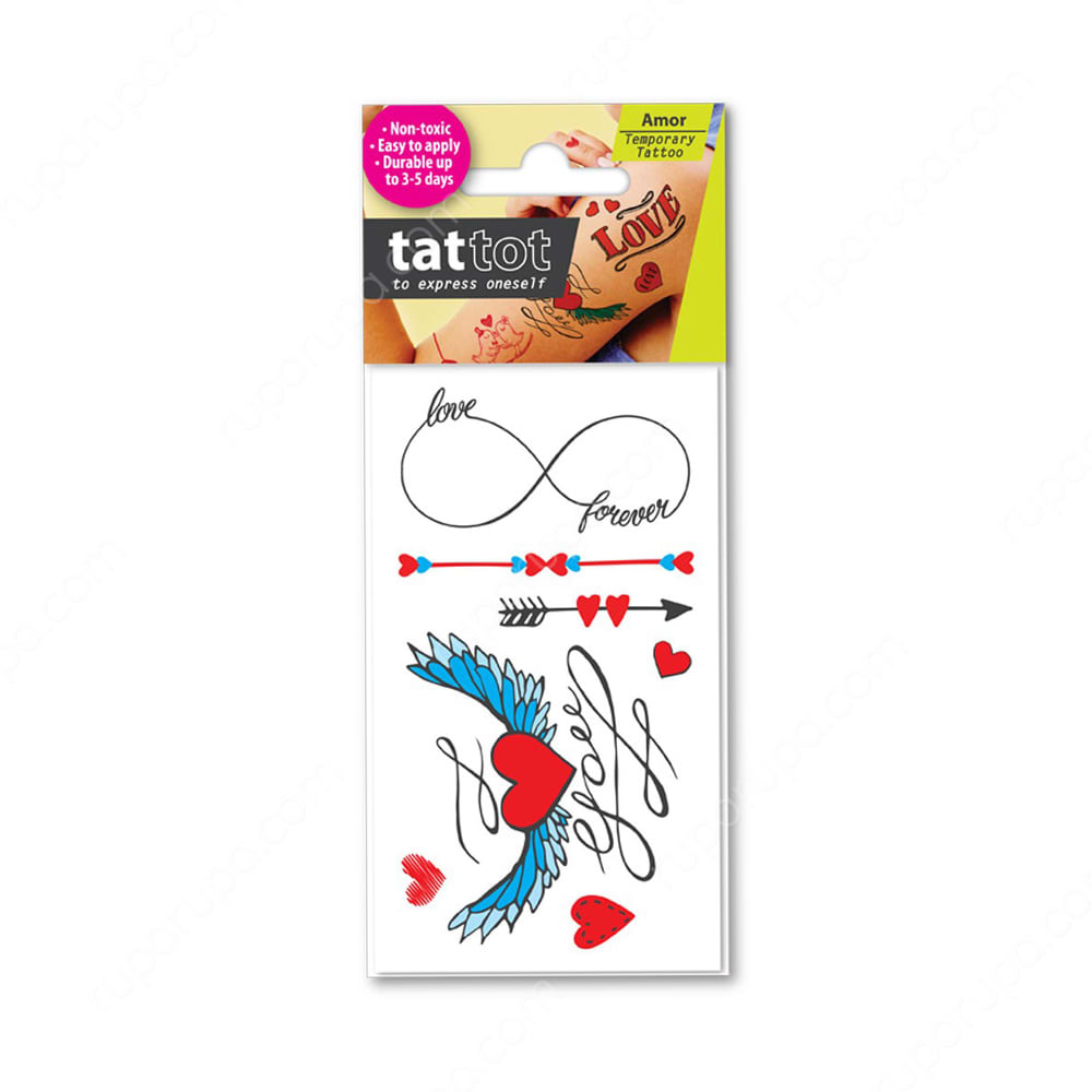 Jual Tattot Stiker Tato  Temporary Small 69540 Amor Terbaru 